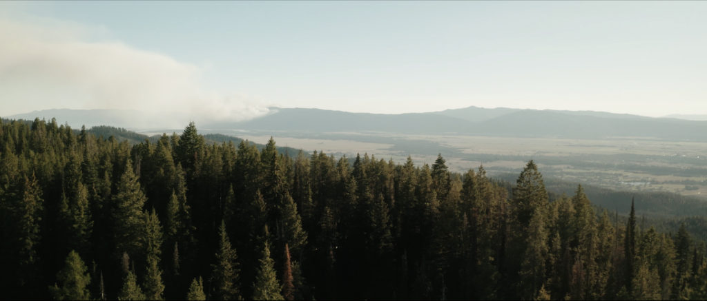 aeriel image of an Idaho landscape